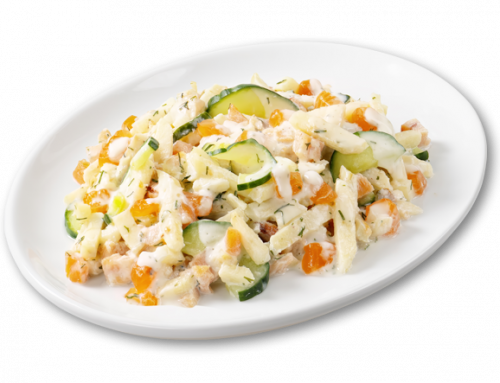 Räucherlachs-Salat